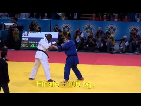 Teddy Riner FRA - Andreas Tölzer GER WM Paris 27.08.2011 (Video2).WMV