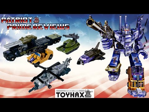 Patriot Prime Reviews 1986 Transformers G1 Combaticons (Bruticus)
