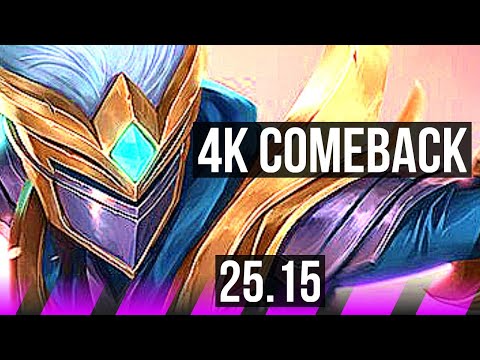 KARMA & Kai'Sa vs NAUTILUS & Sivir (SUP) | 4k comeback | KR Master | 25.15