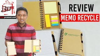 Souvenir Memo Recycle / Memo daur Ulang 905 Review by zeropromosi.com