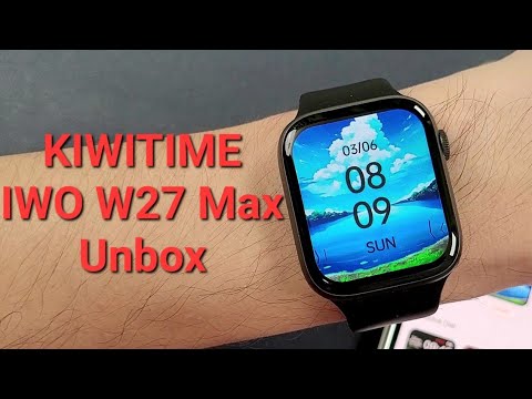 KIWITIME IWO W27 Max Smartwatch Unbox-1.9' Infinite Screen with NFC function-Best Watch Series 7?