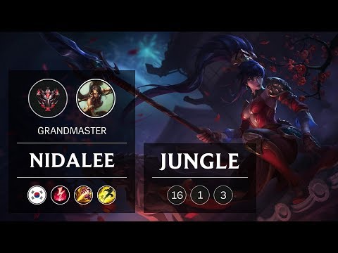 Nidalee Jungle vs Elise - KR Grandmaster Patch 9.3