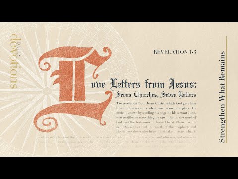 Strengthen What Remains | Daily Devotions | Pastor Jim Cymbala | The Brooklyn Tabernacle