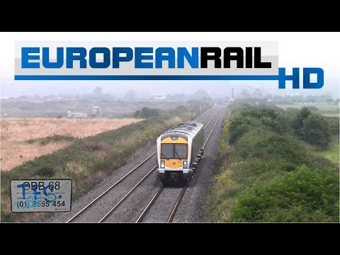 NI Railways 3000 DMU 3005 passes Mosney