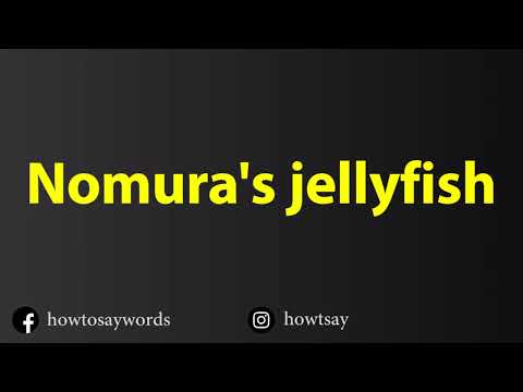 How To Pronounce Nomura's jellyfish