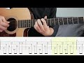 Badge and Gun - John Mayer - Guitar Tutorial + TABS on screen