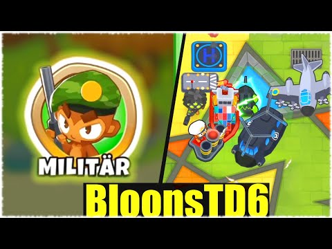 WELCHER MILITÄRAFFE IST DER SCHWÄCHSTE? - Bloons Td6 [Deutsch/German]