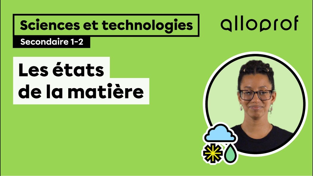 Les états de la matière