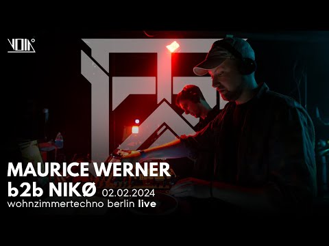 WzT w/ Maurice Werner B2B NIKØ @ WohnzimmerTechno Berlin | 02.02.2024 | Playtime 23-01 | Video Set