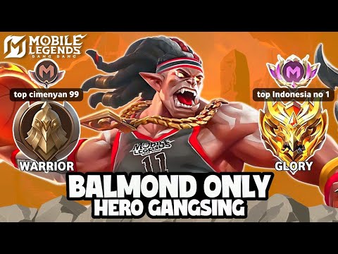I Completed Mobile Legends to Glory and Got the Indonesian Title Using Balmond Only