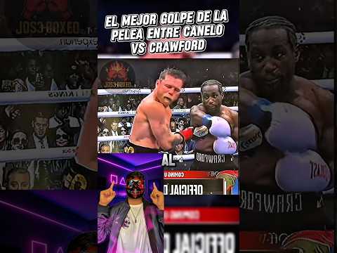The best punch of the Canelo vs. Crawford fight #viral #boxing #canelovscrawford #mexico #sports
