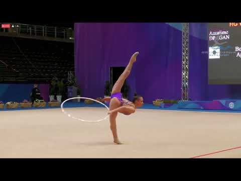 Tatyana Volozhanina (BUL), hoop, FIG World Cup ATHENS 2022