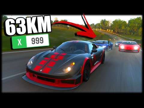 CORRIDA 63KM com CARROS CLASSE X - Forza Horizon 4 Online