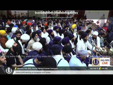 050 Mumbai 15Feb2025 SatMor Dinas Sohellaa Keertan Bhai Jagjit Singh Jee Melbourne