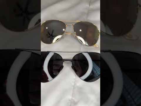 Trying on Cool Aviator Sunglasses from DIFF Eyewear 😍