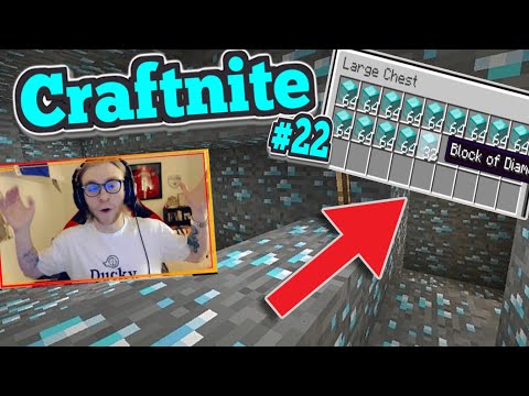 Craftnite #22 I Am *WINNING* the Diamond Race! (Ducky's Diamonds)