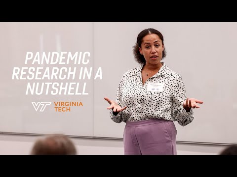 Sharing pandemic research in under 90 seconds at Virginia Tech