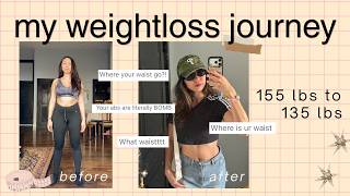 How I lost 20lbs in 7 months 💪🏼 best diet, workout routine, my fitness journey