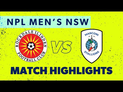 NPL Men's NSW Round 3 Highlights – Rockdale Ilinden v Marconi