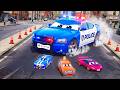 Police Cars Vs Tiny Cars Epic City Rampage Rescue Hero Cars