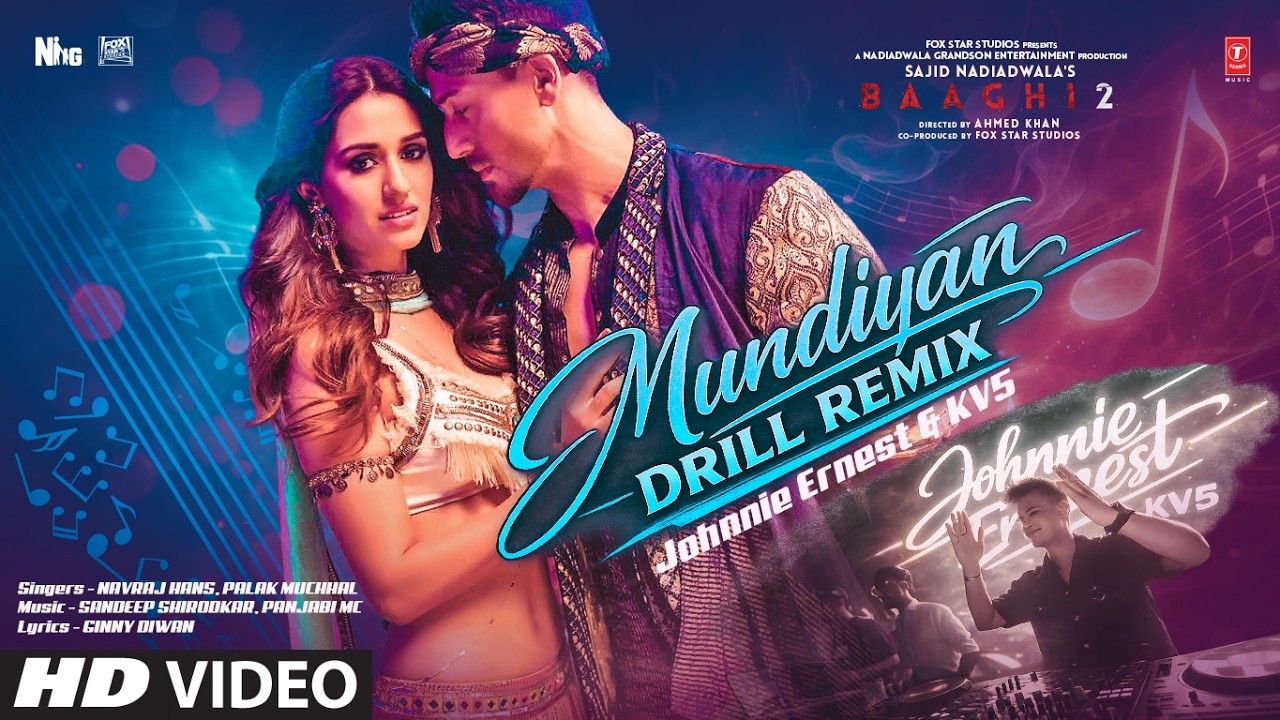Mundiyan Drill Remix | Tiger Shroff | Disha Patani | Baaghi 2 | Navraj, Palak | Johnnie Ernest, KV5