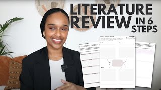 How to write a literature review FAST | EASY step-by-step guide