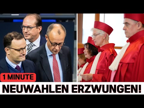 FORCE NEW ELECTIONS! FEDERAL CONSTITUTIONAL COURT RUINS MERZ