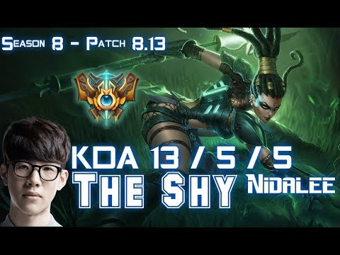 The Shy NIDALEE vs CAMILLE Jungle - Patch 8.13 KR Ranked