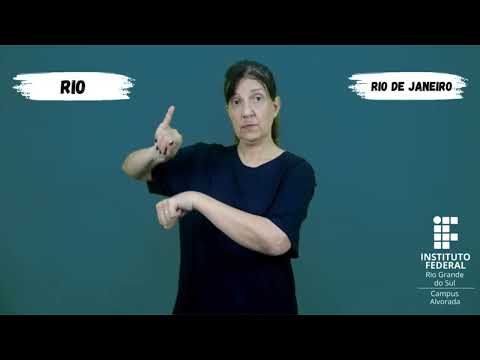 ESTADO DO RIO DE JANEIRO / CAPITAL RIO ‐ SINAL EM LIBRAS