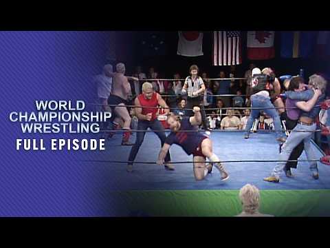 FULL EPISODE: Road Warriors look for a fight; Horsemen backed into a brawl: WCW, Aug. 30, 1986
