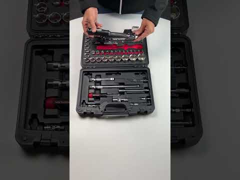 VIDEO    - Juego de Vasos 75 Pzas. De 1/4" y 1/2"