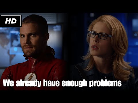 Olicity 07x09 pt. 1 - Oliver doesn't tell Felicity about the body swap (HD)