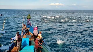 Download lagu PUKAT CINCIN, Ternyata Begini Cara Nelayan Indonesia Menangkap Ikan tongkol di Laut km.yordan mp3