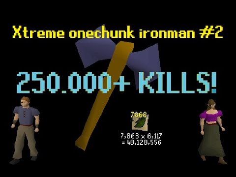 I've Slain 250.000+ Men With A Mith Battleaxe In Lumbridge | Xtreme onechunk ironman #2