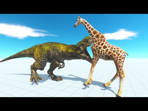 NEW REMASTERED T-REX VS EVERY UNIT - Animal Revolt Battle Simulator