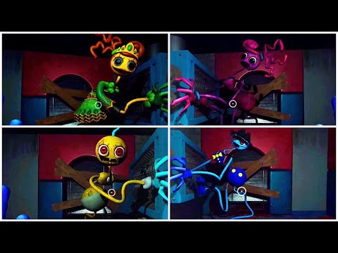 Mommy Long Legs (Lady Luck) vs BABY & DADDY – ULTIMATE CHASE SHOWDOWN! (Poppy Playtime Chapter 2)