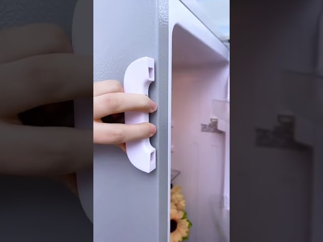 قفل ثلاجات بلاستيك لاصق لحفظ تنظيم الثلاجة ومنع عبث الأطفال والاستخدام العشوائي للمحتويات