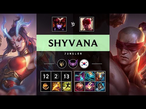 Shyvana Jungle vs Lee Sin - KR Master Patch 25.11