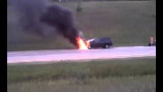 US-10/Old State Rd Farwell Michigan car fire