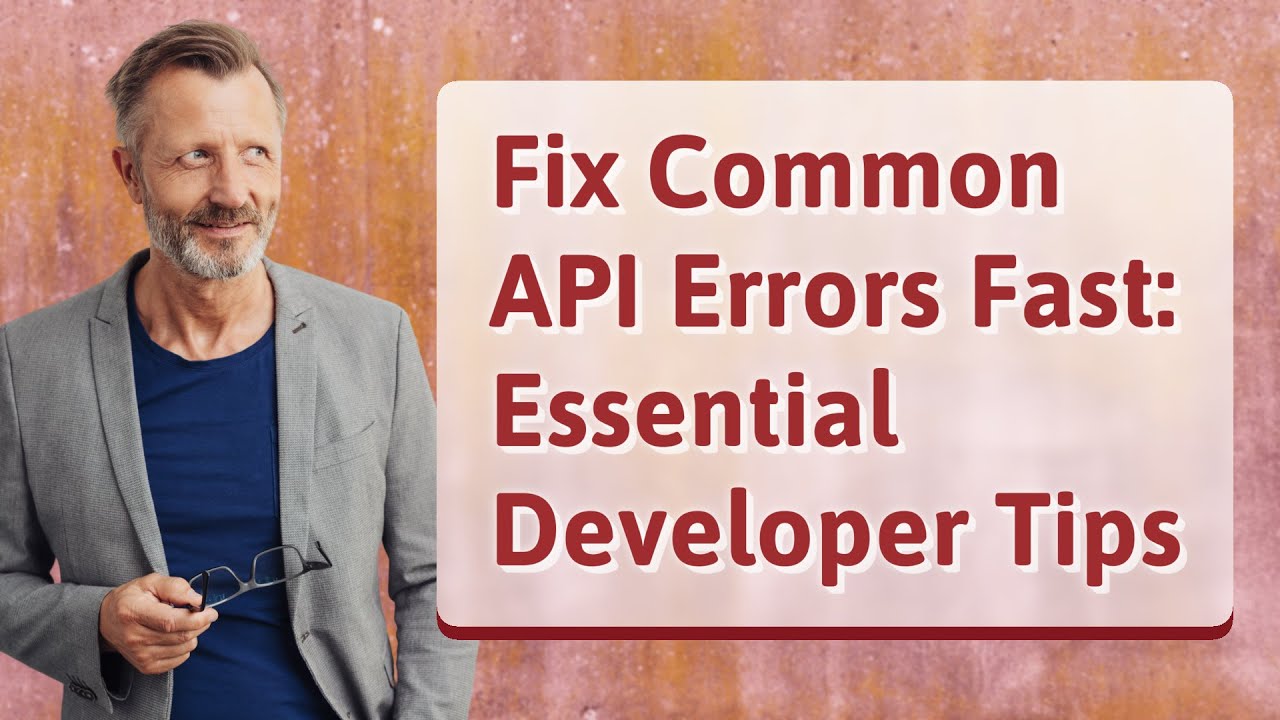 Fix Common API Errors Fast: Essential Developer Tips