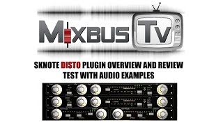 Video thumbnail for SKnote DISTO Plugin Overview, Audio Examples and Review Distressor Fatso plugin by MixbusTv