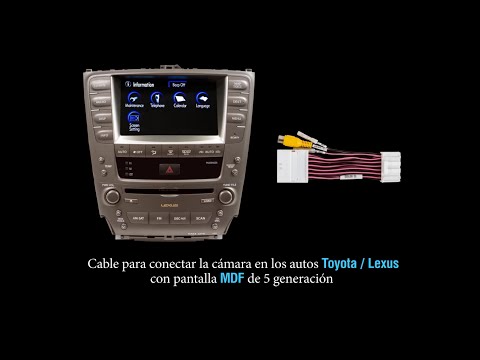 Cable de 28 pines para cámara trasera para Toyota Land Cruiser modelos 200 2007-2009, Lexus ES350, IS250. IS350, IS F, LS460, LS600hL modelos 2006-2009 Vista previa  10