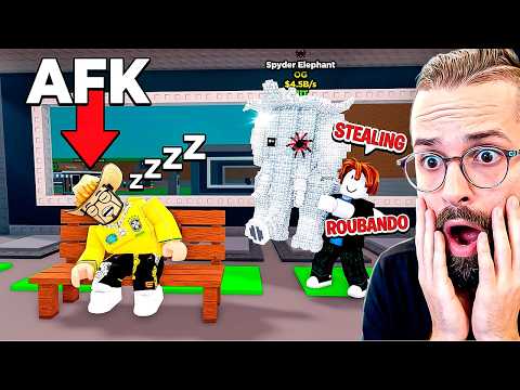 FINGI QUE ESTAVA AFK COM O PET MAIS RARO DO BRAINROT… E TENTARAM ROUBAR 😱