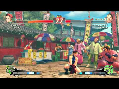 Tokido (Cammy) VS STRIPFIGHTERIV (Dan) - SSF4 720p HD