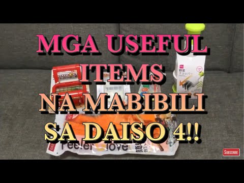 【DIY】 Mga useful items na mabibili sa Daiso Japan! #4  (100 yen shop)