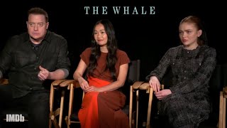 Brendan Fraser, Sadie Sink & Hong Chau Interview | IMDb The Whale Cast Extended