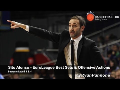 Best EuroLeague Offense sets & actions Sito Alonso Baskonia Round 3 & 4