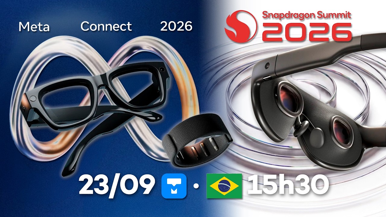EVENTOS da Meta e Qualcomm AO VIVO – PT-BR Tradução simultânea – Meta Connect e Snapdragom Summit!