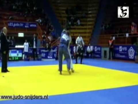Judo 2008 Zagreb: Dekker (NED) - Zilinskas (LTU) [-100kg].