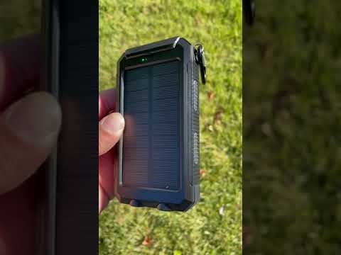 Solar powered power bank